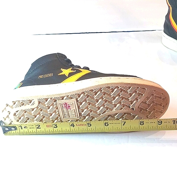 CONVERSE All Star Rayguns/Roswell Pro Leather Black Sneakers Kids Size 5 - Picture 12 of 12